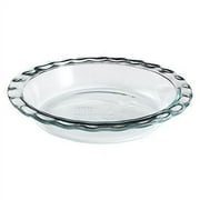 Glass Pie Plate 9.5, Pyrex®, Easy Grab, 1 Piece