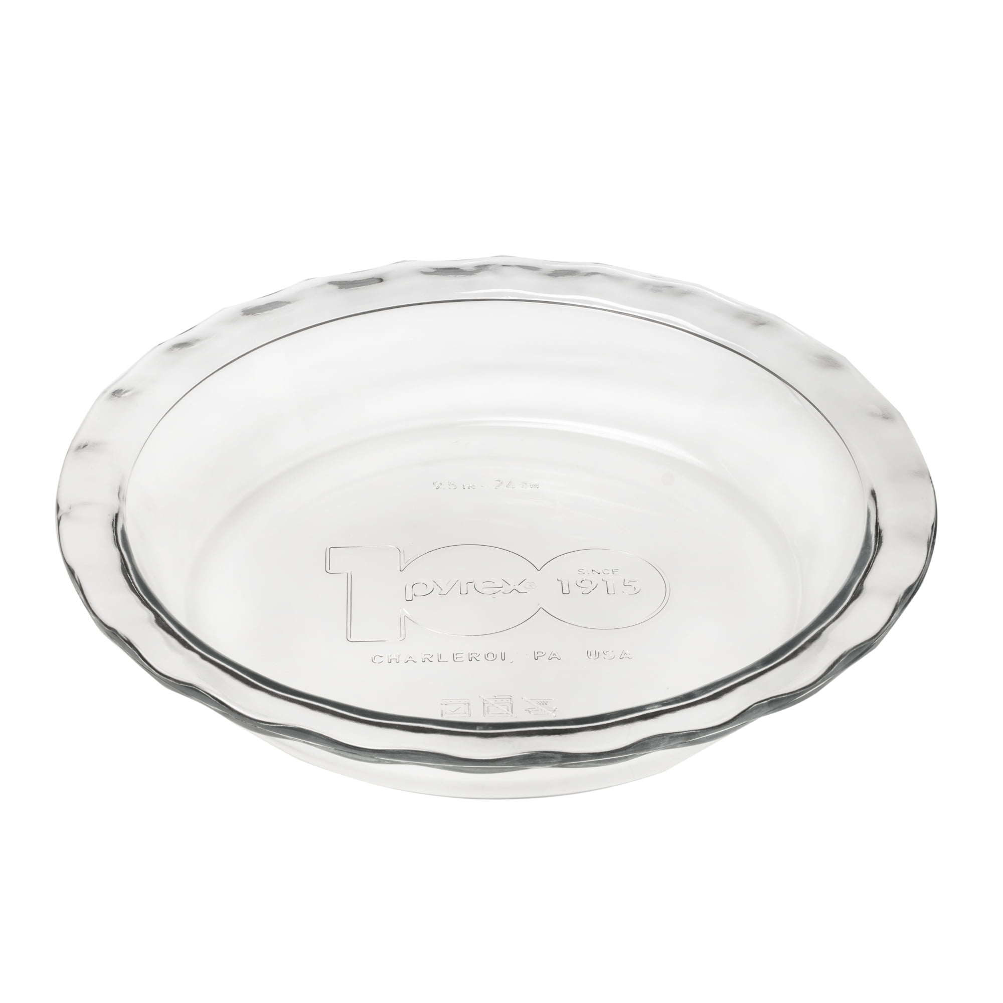 Pyrex Easy Grab 9.5 Glass Pie Pan : Target