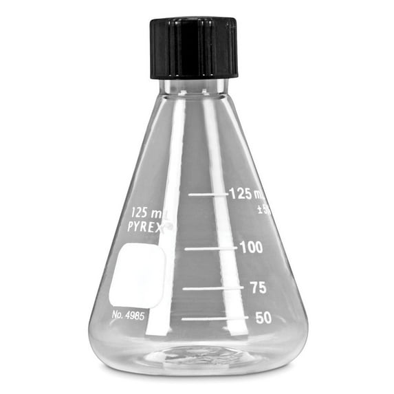 Pyrex, Erlenmeyer Flask, Screw-Cap, 1,000 Ml