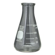 Pyrex Glass Erlenmeyer Flask, Measuring, 125 Ml
