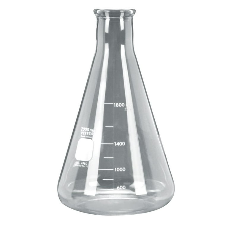 Pyrex™ Borosilicate Glass Narrow Neck Erlenmeyer Flask Capacity: 300mL Pyrex™  Borosilicate Glass Narrow Neck Erlenmeyer Flask