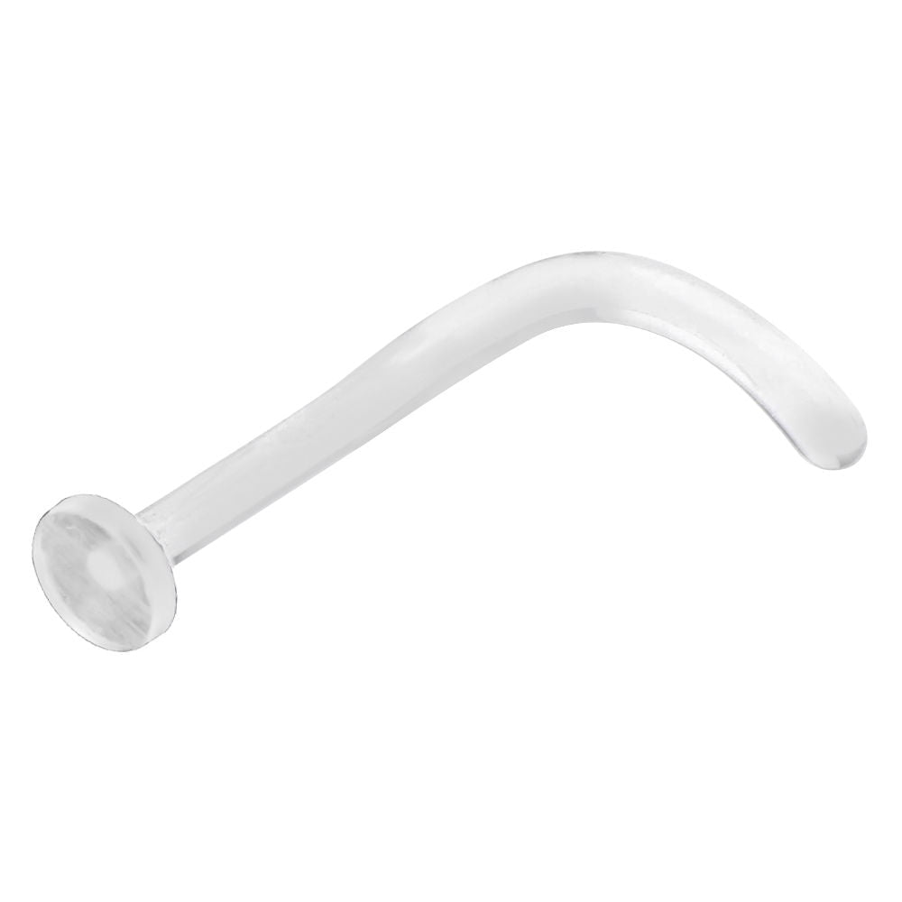 Clear nose retainer 18g best sale