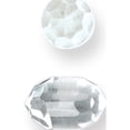 thumbnail image 1 of Pyrex Glass Plugs Other 2G (6.5mm) Faceted End Pyrex Plug Clear Non Metal, 1 of 2