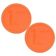 thumbnail image 1 of Pyrex Replacement Lid 323-PC Orange Plastic Round Cover (2-Pack) for Pyrex 323 1.5-Qt Bowl (Sold Separately), 1 of 2