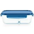 thumbnail image 1 of Pyrex MealBox Storage 5.5 Cup Rectangle Storage Container with Plastic Cover, 1 of 6