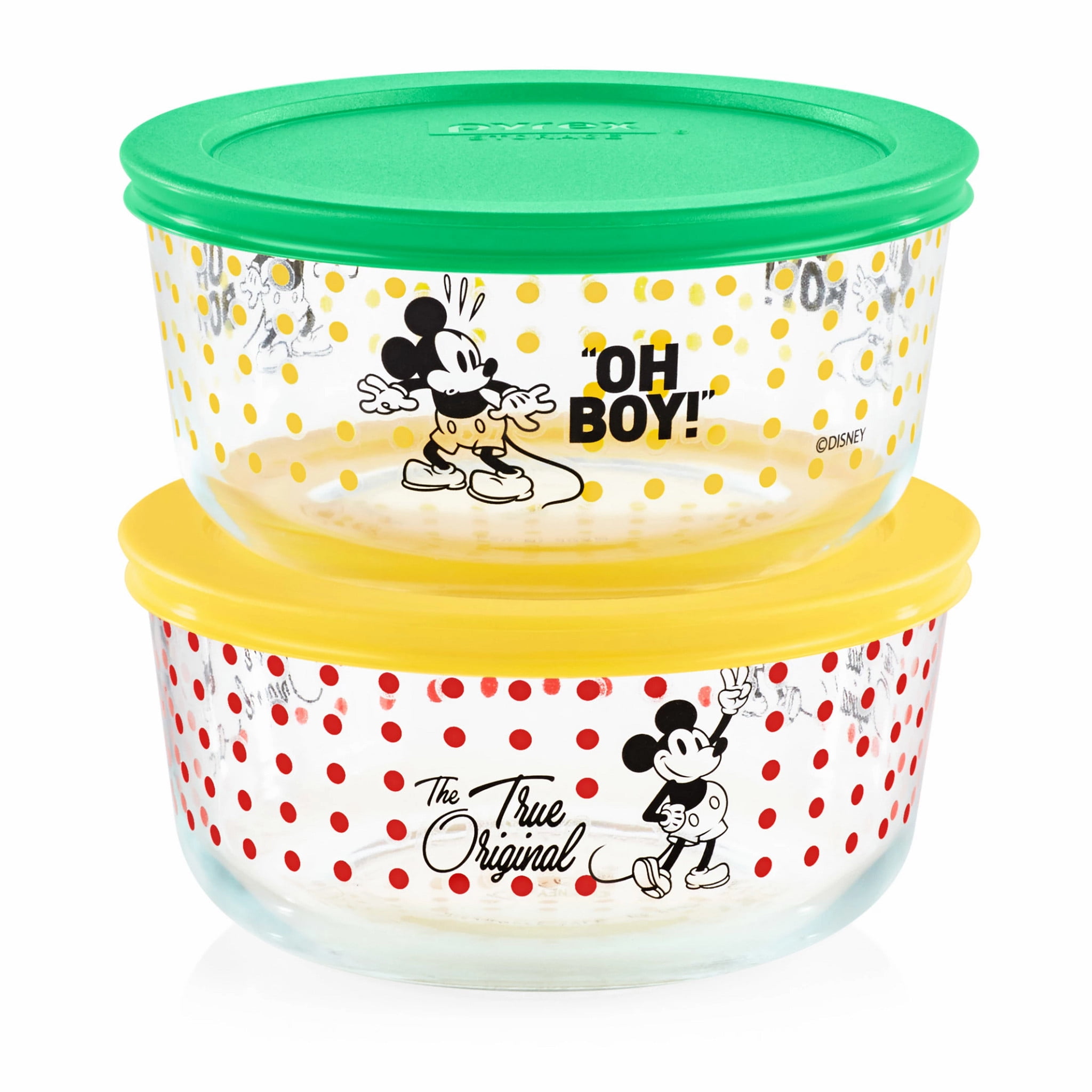 Gold-rimmed Mickey Mouse Drinkware Set - ID: augdisneyana20078