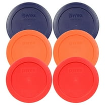 Pyrex Multicolor BPA-Free Plastic Reusable Food Storage Jars (6 Count)
