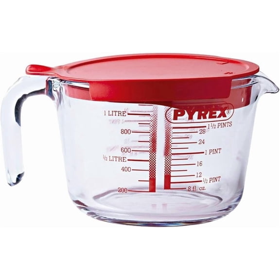 Pyrex PIREX Graduated Measure Liters 1 with Lid