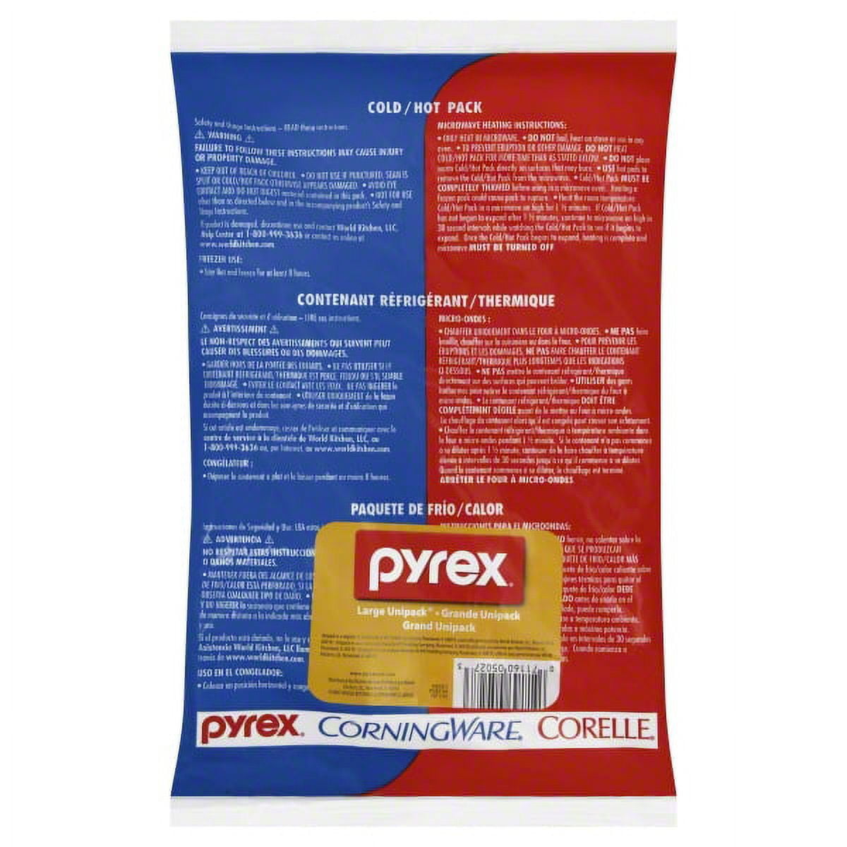 Pyrex Portable Hot & Cold Pack Combo Large