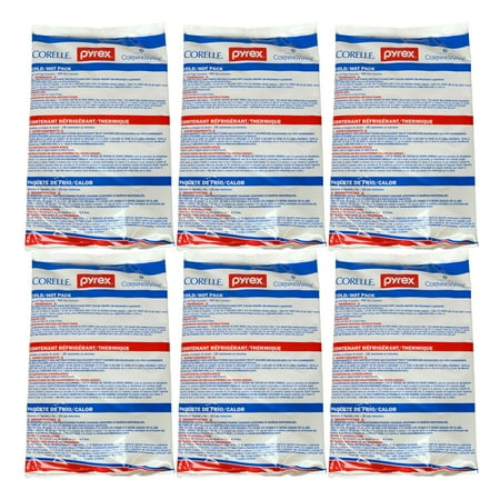 Pyrex Portables Large Hot/Cold Unipack (6-Pack)