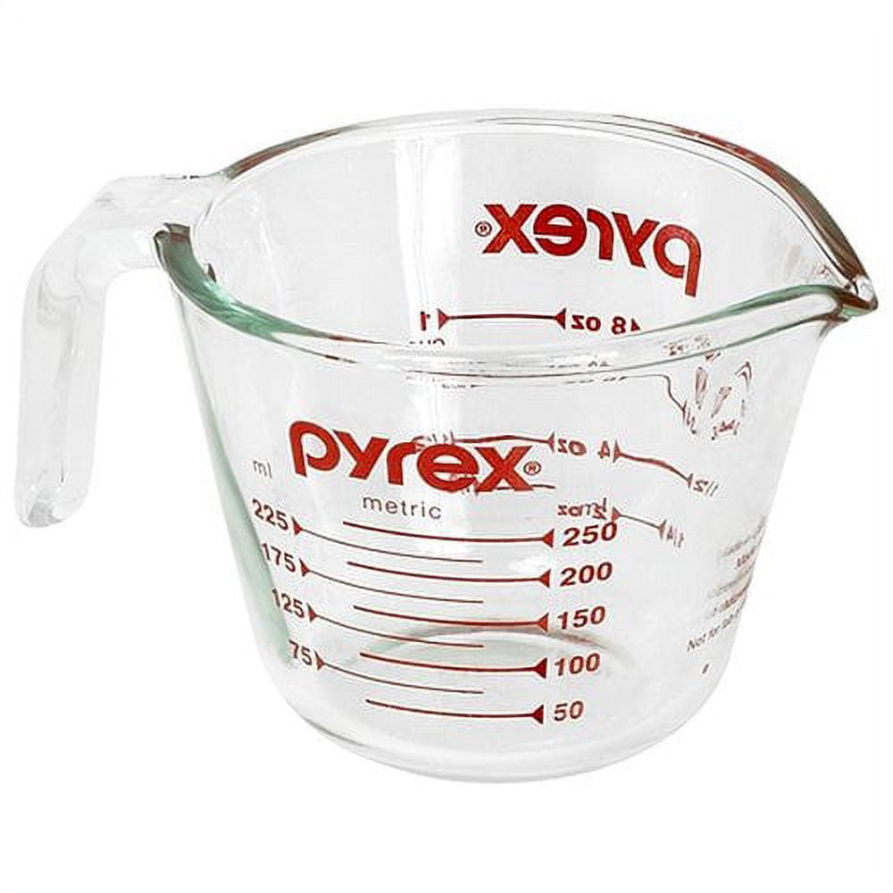 Measuring Cup - French Borosilicate PYREX with Red Label - 0.5 Liter