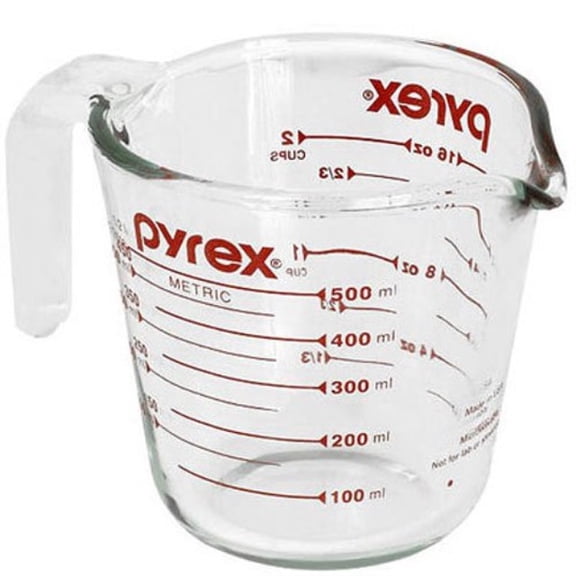 pyrex prepware 2-cup glass measuring cup