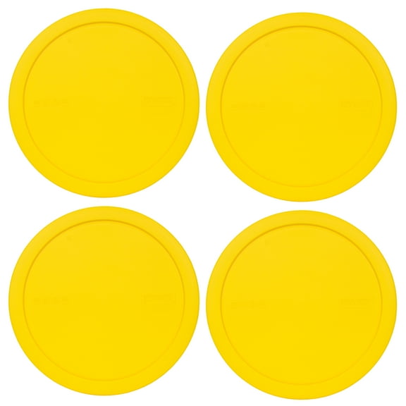 Pyrex Replacement Lid 323-PC Meyer Lemon Plastic Round Cover (4-Pack)