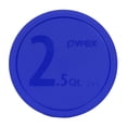 thumbnail image 1 of Pyrex Replacement Lid 325-PC Blue Plastic Round Cover for Pyrex 325 2.5-Qt Bowl (Sold Separately), 1 of 2