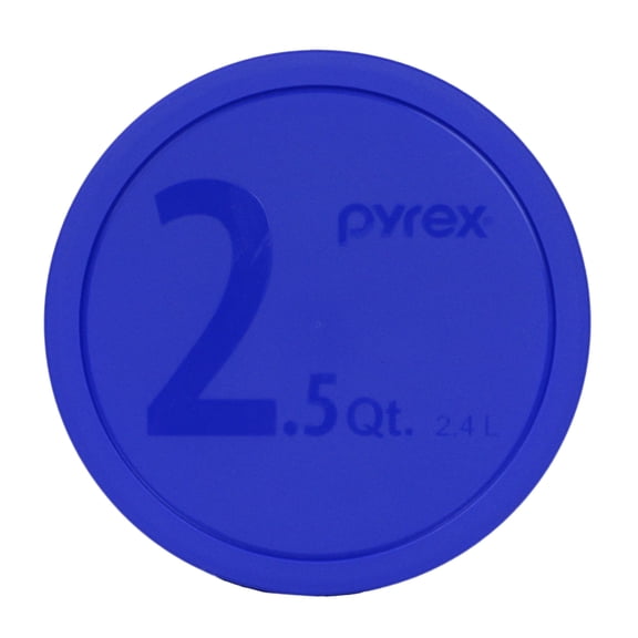 Pyrex Replacement Lid 325-PC Blue Plastic Round Cover for Pyrex 325 2.5-Qt Bowl (Sold Separately)