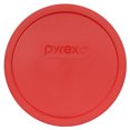 thumbnail image 1 of Pyrex Replacement Lid 325-PC Red Plastic Round Cover for Pyrex 325 2.5-Qt Bowl (Sold Separately), 1 of 2