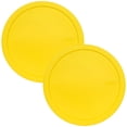 thumbnail image 1 of Pyrex Replacement Lid 325-PC Yellow Plastic Round Cover (2-Pack) for Pyrex 325 2.5-Qt Bowl (Sold Separately), 1 of 2