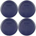 thumbnail image 1 of Pyrex Replacement Lid 7200-PC Blue Round Plastic Cover (4-Pack) for Pyrex 7200 2-Cup Bowl (Sold Separately), 1 of 5