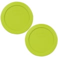 thumbnail image 1 of Pyrex Replacement Lid 7200-PC Edamame Green Plastic Cover for Pyrex 7200 2-Cup Bowl (Sold Separately) (2-Pack), 1 of 2