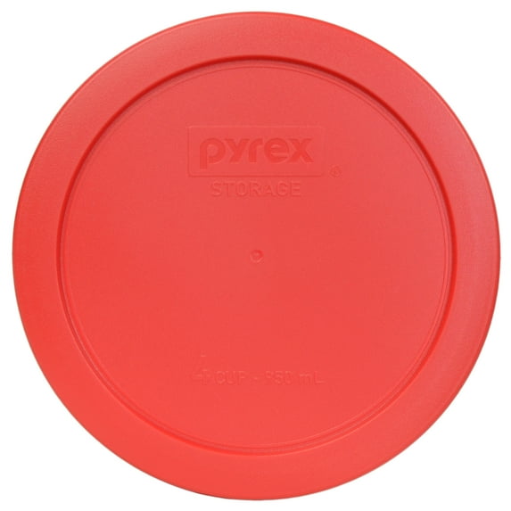 Pyrex Replacement Lid 7201-PC 4-Cup Red Plastic Cover for Pyrex 7201 Bowl (Sold Separately)
