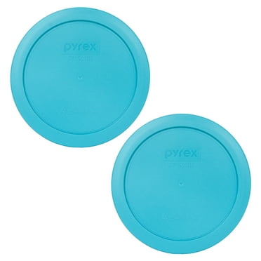 Pyrex 7202-PC 1-Cup Green Food Storage Replacement Lid (6 Pack) - Made in USA