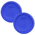 thumbnail image 1 of Pyrex Replacement Lid 7201-PC Cadet Blue Round Plastic Cover (2-Pack) for Pyrex 7201 4-Cup Bowl (Sold Separately), 1 of 2
