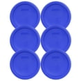 thumbnail image 1 of Pyrex Replacement Lid 7201-PC Cobalt Blue Round Plastic Cover (6-Pack) for Pyrex 7201 4-Cup Bowl (Sold Separately), 1 of 2