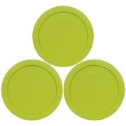 Pyrex Replacement Lid 7201-PC Green Edamame Round Cover (3-Pack) for Pyrex 7201 4-Cup Bowl (Sold Separately)