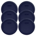 thumbnail image 1 of Pyrex Replacement Lid 7201-PC Navy Blue Round Plastic Cover (6-Pack) for Pyrex 7201 4-Cup Bowl (Sold Separately), 1 of 2