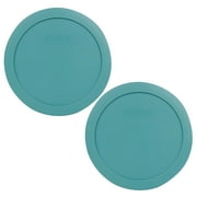 Pyrex Replacement Lid 7201-PC Turquoise Plastic Cover (2-Pack) for Pyrex 7201 4-Cup Bowl (Sold Separately)