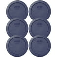 thumbnail image 1 of Pyrex Replacement Lid 7202-PC Dark Blue Round Cover (6-Pack) for Pyrex 7202 1-Cup Bowl (Sold Separately), 1 of 2