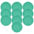 thumbnail image 1 of Pyrex Replacement Lid 7202-PC Green Round Cover (10-Pack) for Pyrex 7202 1-Cup Bowl (Sold Separately), 1 of 2