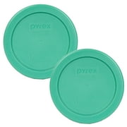 Pyrex Replacement Lid 7202-PC Green Round Cover (2-Pack) for Pyrex 7202 1-Cup Bowl (Sold Separately)