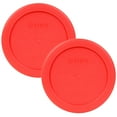 thumbnail image 1 of Pyrex Replacement Lid 7202-PC Red Round Cover (2-Pack) for Pyrex 7202 1-Cup Bowl (Sold Separately), 1 of 2