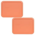 thumbnail image 1 of Pyrex Replacement Lid 7210-PC Bahama Sunset Rectangle Cover (2-Pack) for Pyrex 7210 3-Cup Dish (Sold Separately), 1 of 2