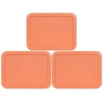 thumbnail image 1 of Pyrex Replacement Lid 7210-PC Bahama Sunset Rectangle Cover (3-Pack) for Pyrex 7210 3-Cup Dish (Sold Separately), 1 of 2