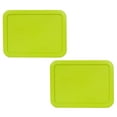 thumbnail image 1 of Pyrex Replacement Lid 7210-PC Edamame Green Rectangle Cover 2-Pack for Pyrex 7210 3-Cup Dish (Sold Separately), 1 of 3