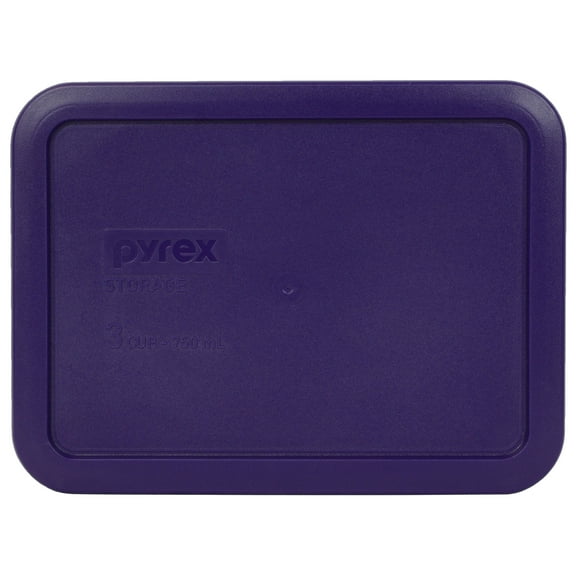 Pyrex Replacement Lid 7210-PC Purple Rectangle Cover for Pyrex 7210 3-Cup Dish (Sold Separately)
