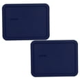 thumbnail image 1 of Pyrex Replacement Lid 7211-PC Blue Rectangle Cover (2-Pack) for Pyrex 7211 Dish (Sold Separately), 1 of 3