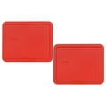 thumbnail image 1 of Pyrex Replacement Lid 7212-PC 11-Cup Red Rectangle Cover (2-Pack) for Pyrex 7212 Dish (Sold Separately), 1 of 2