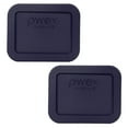 thumbnail image 1 of Pyrex Replacement Lid 7213-PC Blue Rectangle Cover 2-Pack for Pyrex 7213 1.9-Cup Dish (Sold Separately), 1 of 1