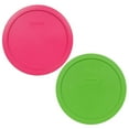 thumbnail image 1 of Pyrex Replacement Lid 7402-PC (1) Green and (1) Fuschia Round Plastic Covers for Pyrex 7402 6/7-Cup Bowl (Sold Separately), 1 of 3