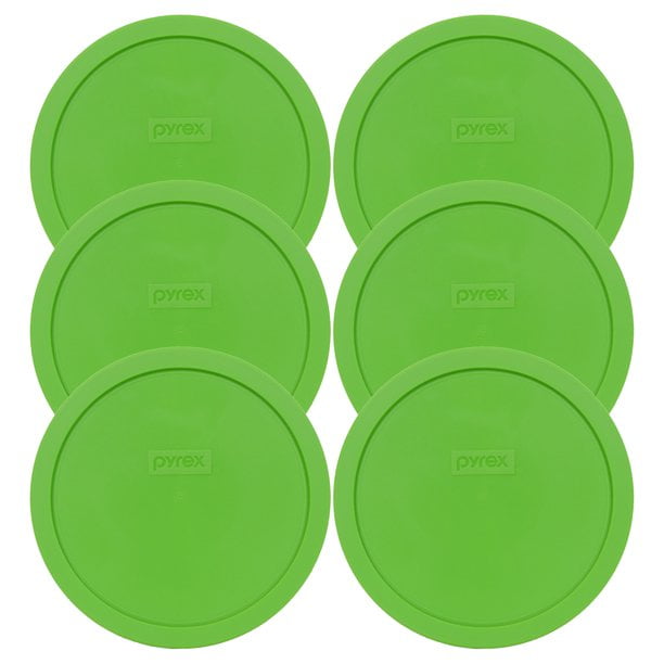 Pyrex Replacement Lid 7402PC Green Round Cover (6Pack) for Pyrex 7402