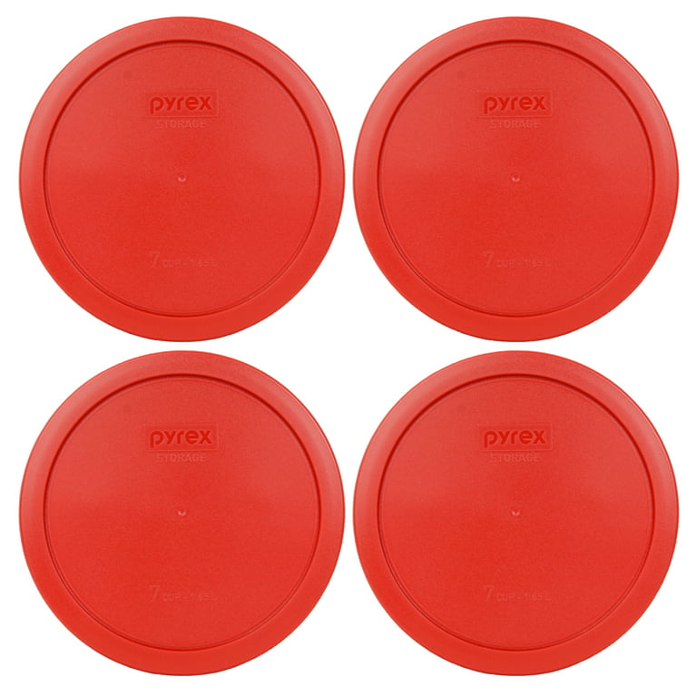 Replacement Lids for Pyrex 7402-PC 7 Cup, Silicone Round Storage