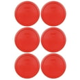 thumbnail image 1 of Pyrex Replacement Lid 7402-PC Poppy Red Round Cover (6-Pack), 1 of 2