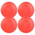 thumbnail image 1 of Pyrex Replacement Lid 7402-PC Red Round Cover (4-Pack) for Pyrex 7402 7-Cup Bowl (Sold Separately), 1 of 4