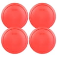 thumbnail image 1 of Pyrex Replacement Lid 7402-PC Red Round Cover (4-Pack) for Pyrex 7402 7-Cup Bowl (Sold Separately), 1 of 4
