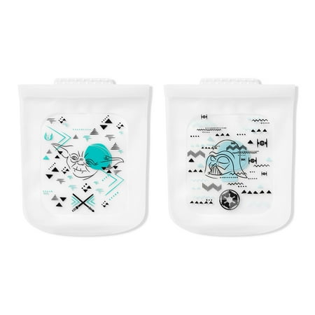 Pyrex Reusable Platinum Grade Silicone Food Storage Bag, Disney Star Wars