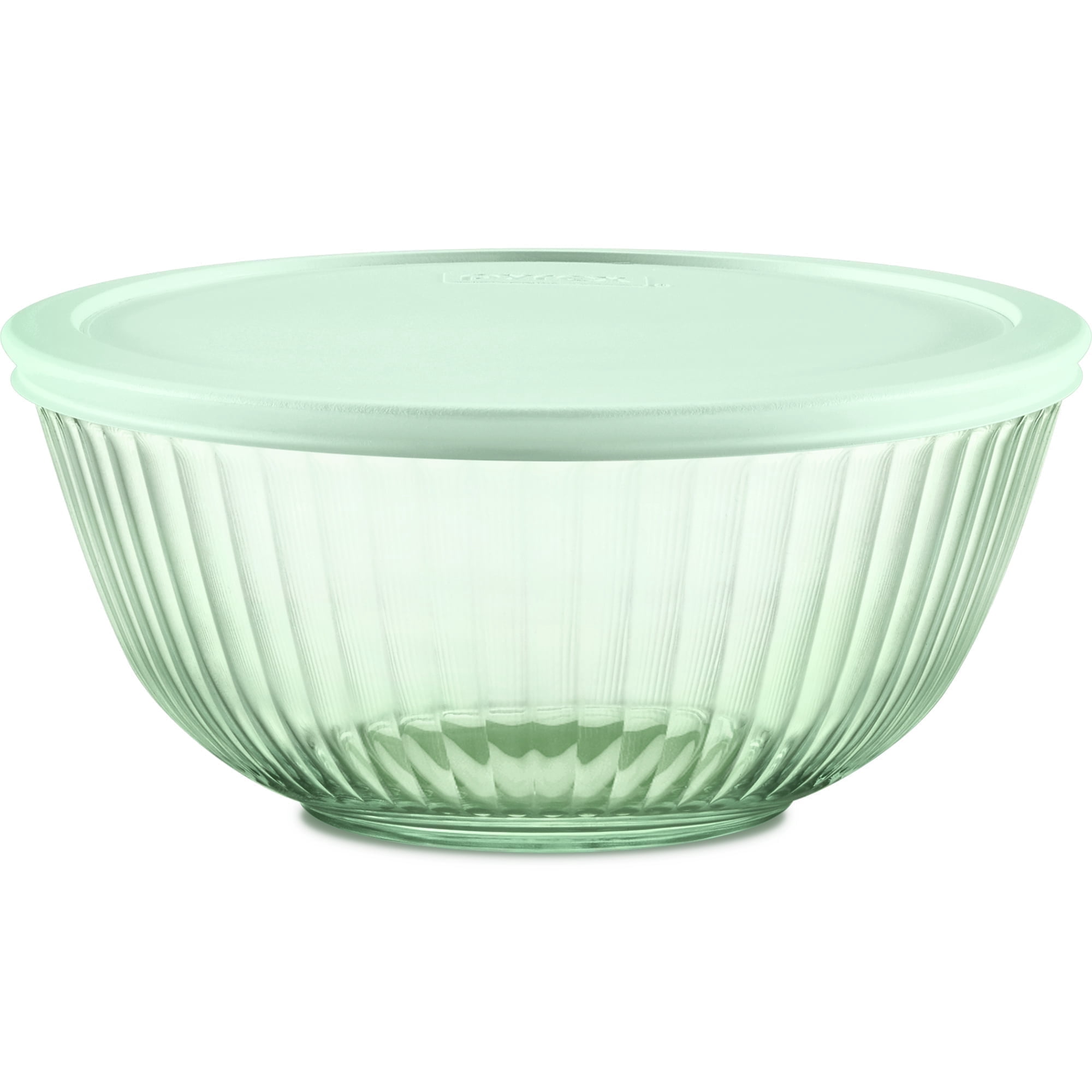 Pyrex Sculpted Tinted 2.3qt Glass Mixing Bowl with Airtight