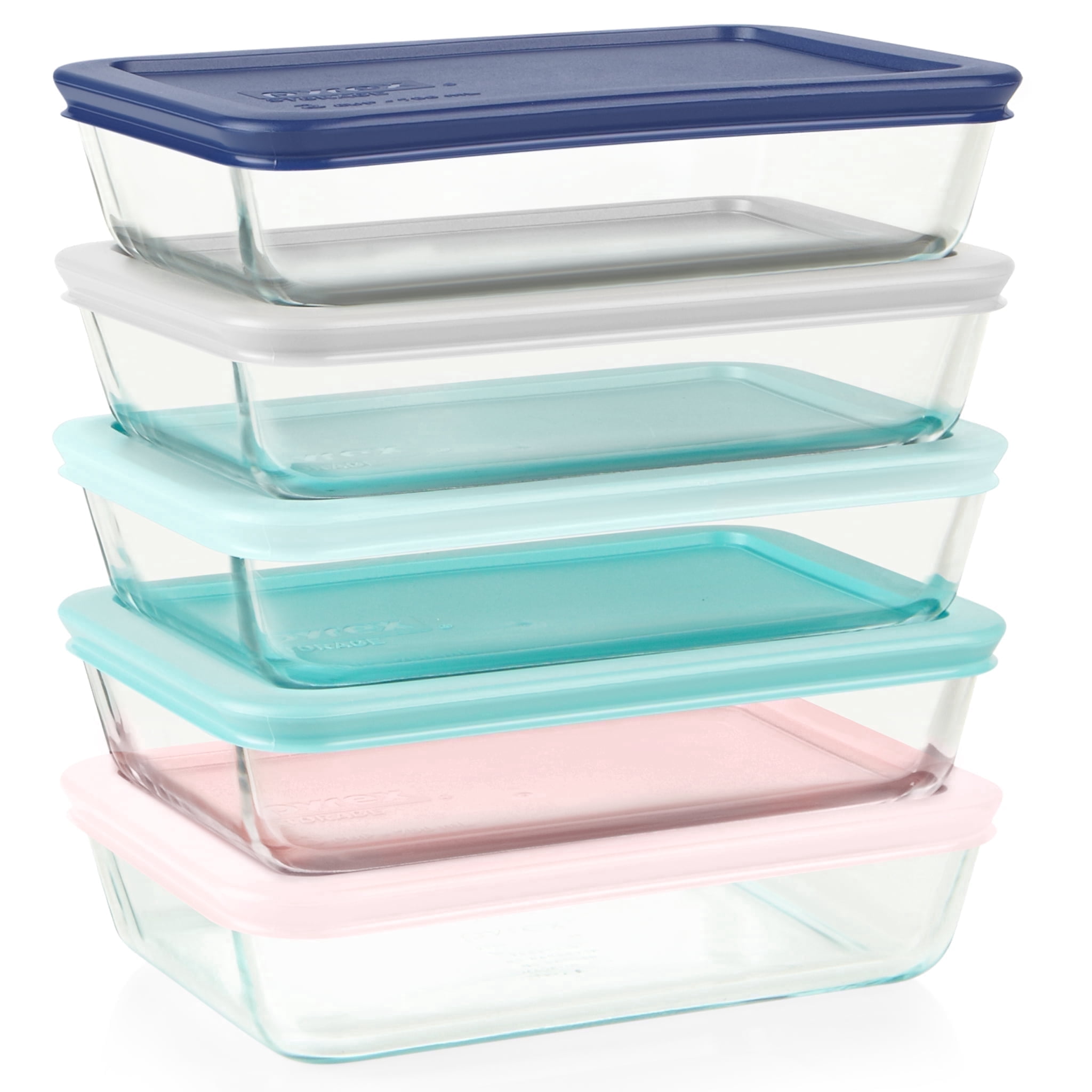 Pyrex Simply Store 10-Piece Glass Meal Prep Set